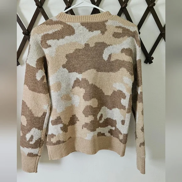 Lucky Brand Camo Cardigan Size S - Picture 4 of 4